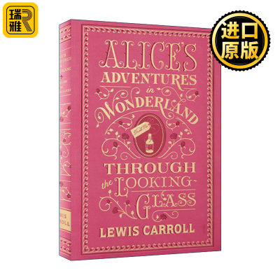 英文原版 Alice's Adventures in Wonderland flexi 爱丽斯漫游仙境 皮革精装收藏版 巴诺经典 英文版 进口英语原版书籍