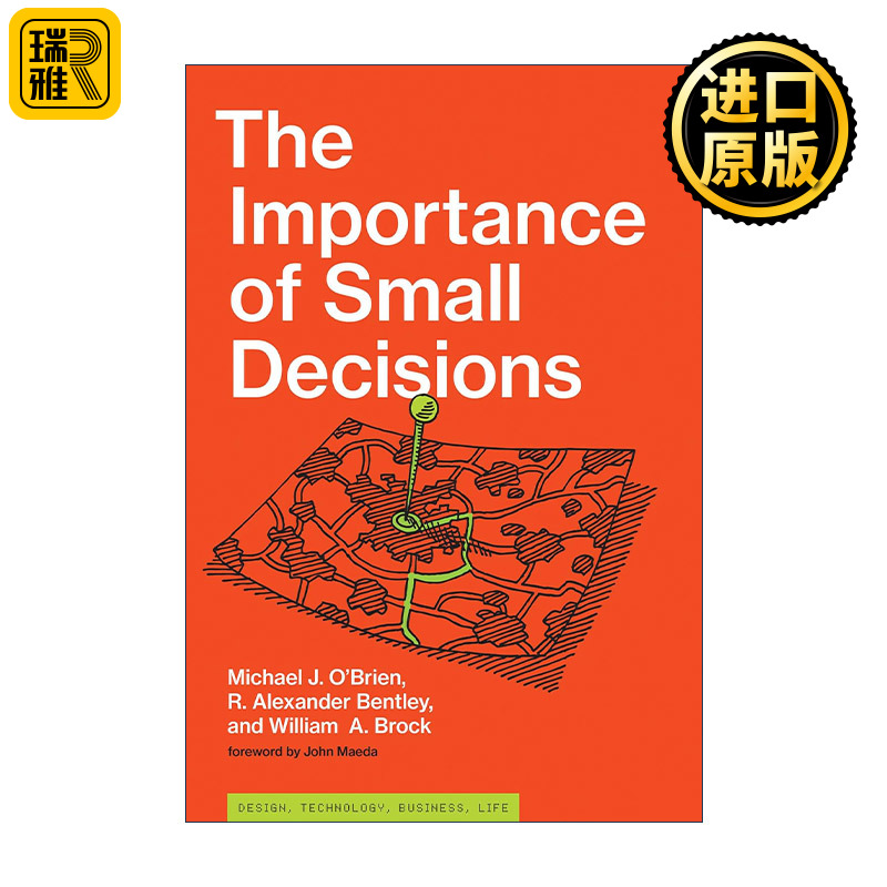 正版 The Importance of Small Decisions 英文原版 进口英语书籍