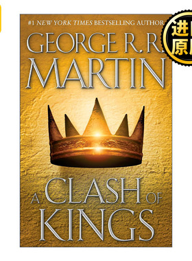 A Clash of Kings: A Song of Ice and Fire: Book Two 冰与火之歌2 列王的纷争 精装 George R. R. Martin 英文原版