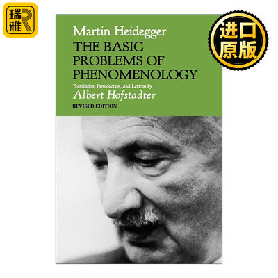 英文原版 The Basic Problems of Phenomenology 现象学的基本问题 马丁·海德格尔 英文版 进口英语原版书籍