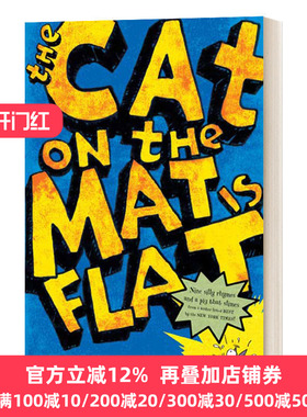 英文原版 The Cat on the Mat Is Flat 垫子上的猫是平的 英文版 Andy Griffiths 进口英语原版书籍