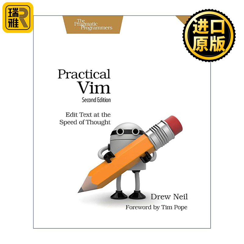 英文原版 Practical VIM Vim实用技巧 以思维的速度来编辑文本 第二版 Drew Neil 英文版 进口英语原版书籍