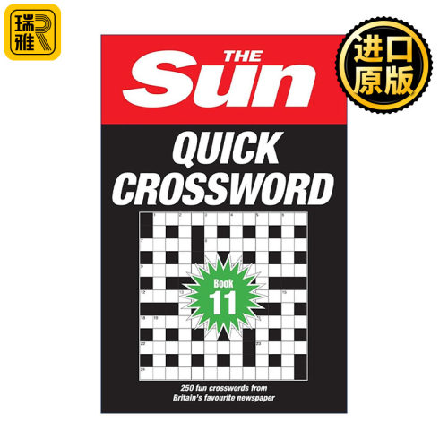 英文原版 The Sun Quick Crossword Book 11 太阳报快速填字游戏集250道 英文版 进口英语原版书籍