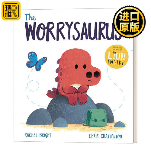 焦虑的小恐龙 英文原版 The Worrysaurus 品格教育 儿童英语启蒙主题绘本 英文版 Rachel Bright 进口英语原版书籍