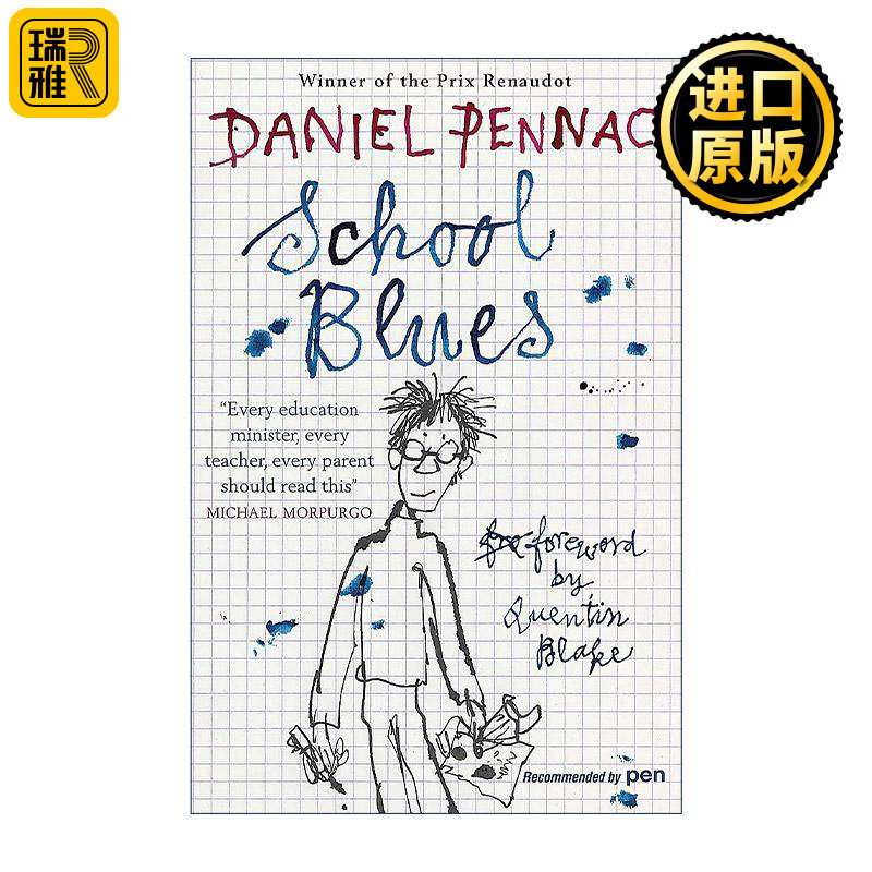 英文原版 School Blues 上学的烦恼 雷诺多文学奖 英文版 进口英语原版书籍