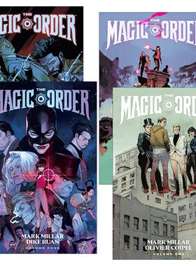英文原版 The Magic Order 魔法秩序1-4册 黑马漫画 同名Netflix网飞美剧原著 马克·米勒 英文版 进口英语原版书籍