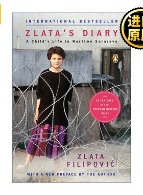 Zlata's Diary 兹拉塔的日记 战时萨拉热窝一个孩子的生活 修订版 传记 Zlata Filipovic