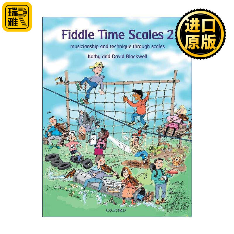 英文原版 Fiddle Time Scales 2 牛津小提琴时光 音阶练习2 ABRSM英皇考级小提琴启蒙教材 英文版 进口英语原版书籍