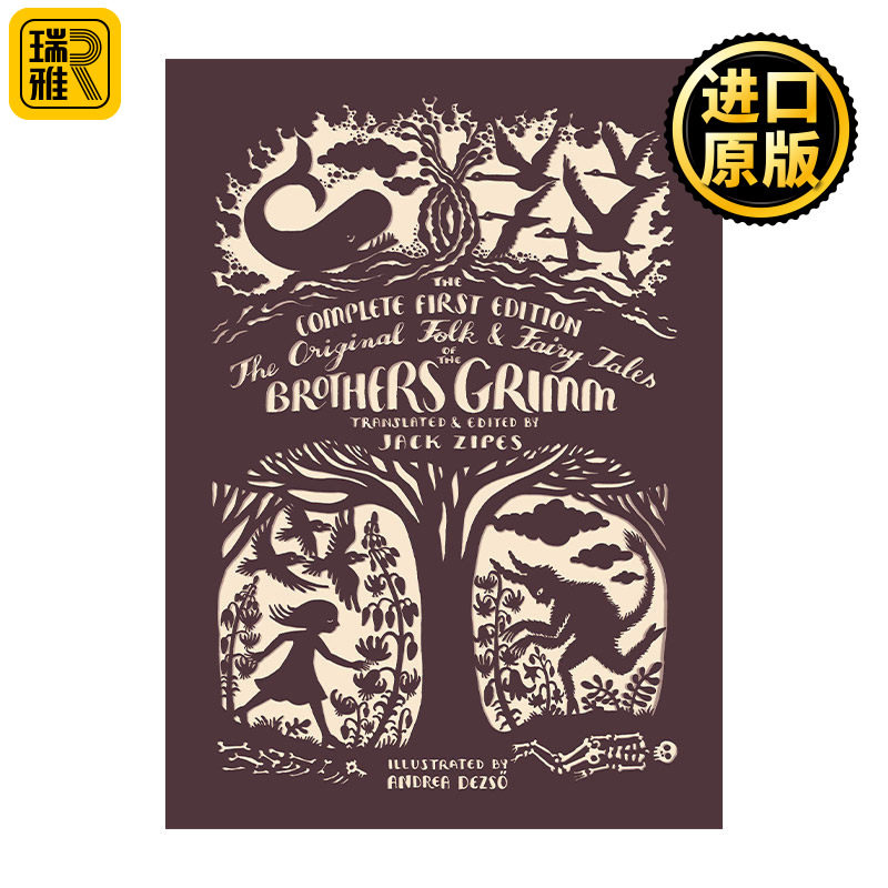 英文原版 The Original Folk and Fairy Tales of the Brothers Grimm 格林童话初版全集 精装收藏版