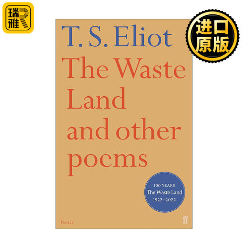 The Waste Land and Other Poems 荒原 TS艾略特诗集 英文原版