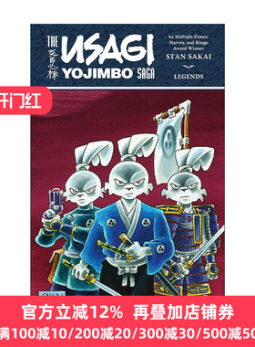 英文原版 Usagi Yojimbo Saga Legends 宫本兔 兔子武士传奇传说 第二版Dark Horse黑马漫画 Stan Sakai坂井正彦 进口英语原版书籍