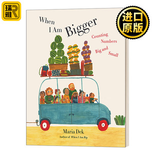 Bigger 当我长大一点 儿童天马行空想象力 When 英文原版 趣味绘本