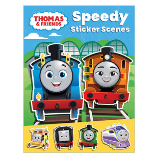 英文原版 Thomas & Friends Speedy Sticker Scenes 托马斯小火车系列 场景贴纸书
