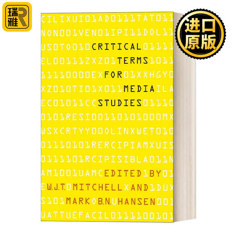 Critical Terms for Media Studies 媒介研究批评术语集 W.J.T. Mitch