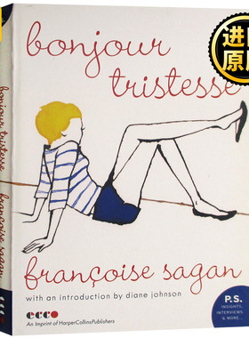 Bonjour Tristesse 你好忧愁 英文原版 萨冈 全英文版青春爱情小说 20世纪经典著作 青少年阅读 Françoise Sagan 进口英语书籍