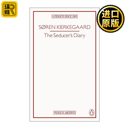 英文原版 The Seducer’s Diary 诱惑者的日记 克尔凯郭尔 企鹅经典文学90周年纪念系列 英文版 进口英语原版书籍