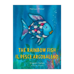 原版 The Rainbow Fish Eng/Italian 彩虹鱼 英语-意大利语双语版 绘本 1993凯特格林纳威奖 进口原版书籍