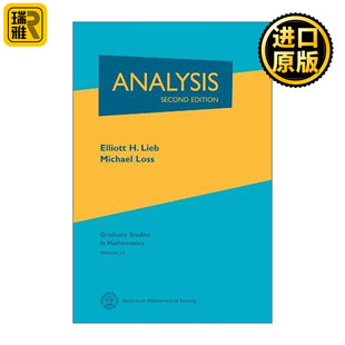 英文原版 Analysis 分析学 第二版 Elliott H. Lieb Michael Loss 精装 英文版 进口英语原版书籍