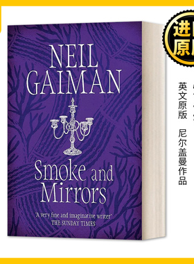 烟与镜 英文原版 Smoke and Mirrors 尼尔盖曼Neil Gaiman文学传记辞典 鬼妈妈Coraline好兆头Good Omens坟场之书睡魔作者英语书籍