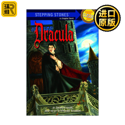 英文版 Dracula A Stepping Stone Book 德古拉 章节桥梁书 英文原版