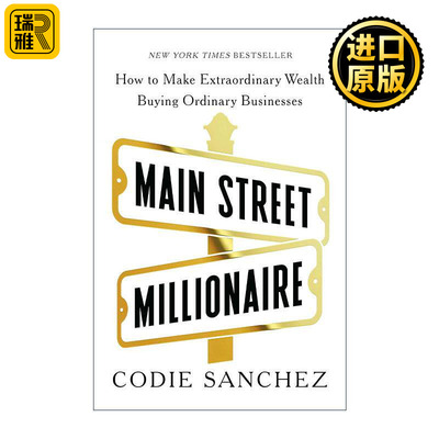 英文原版 Main Street Millionaire 大街上的百万富翁 如何通过收购普通企业获得非凡财富 精装 英文版 进口英语原版书籍