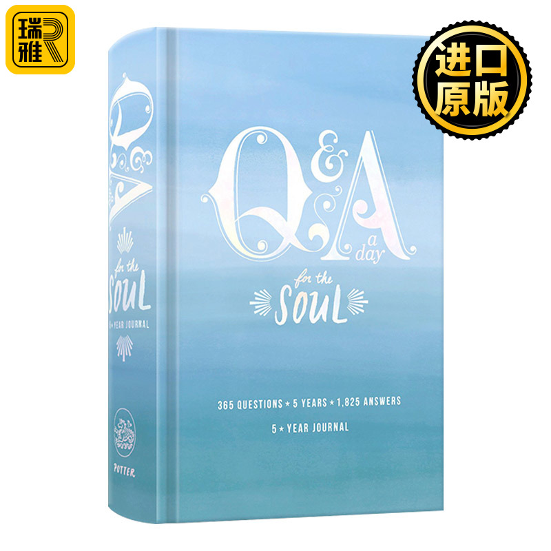 QA a Day for the Soul 每日灵魂问答:365个问题，5年，1825个答案 英文原版
