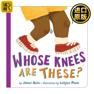 英文原版 Whose Knees Are These 这是谁的膝盖 早教纸板书 英文版 进口英语原版书籍