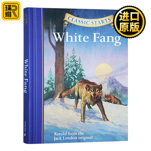 开始读经典 白牙 Classic Starts White Fang 英文原版小说 儿童文学经典名著书籍 Jack London 英文版进口英语书