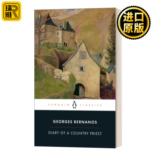英文原版 The Diary of a Country Priest 乡村牧师日记 黑经典 英文版 Georges Bernanos 进口英语原版书籍