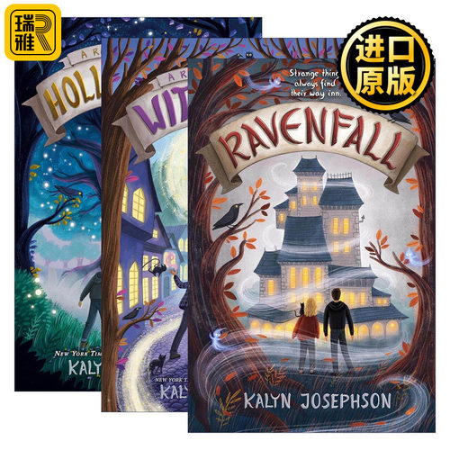 英文原版 Ravenfall 乌鸦瀑布系列3册 儿童奇幻小说 Kalyn Josephson 英文版 进口英语原版书籍