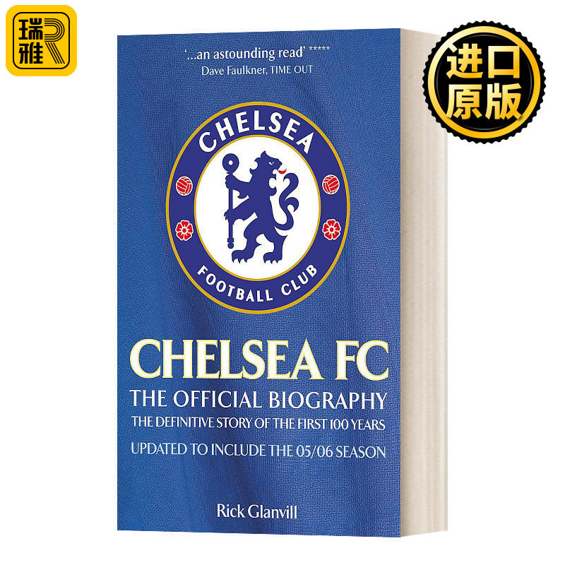 英文原版 Chelsea FC The Official Biography 英超切尔西足球俱乐部官方传记 英文版 Rick Glanvill 进口英语原版书籍
