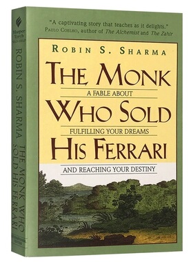 卖掉法拉利的高僧 英文原版 The Monk Who Sold His Ferrari 卖法拉利的和尚心灵能量 罗宾夏玛Robin Sharma 进口英语书籍畅销书