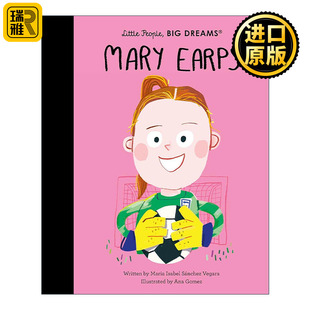 英文原版 Little People Big Dreams Mary Earps 小人物大梦想儿童精装绘本 玛丽·厄普斯 英国女足门将 曼联 进口英语原版书籍
