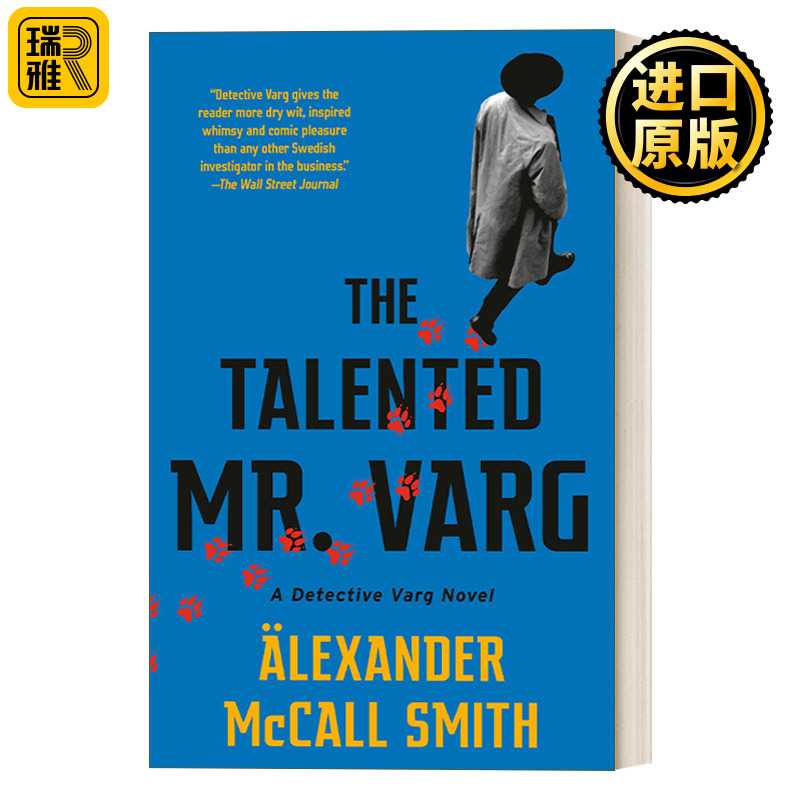 英文原版 The Talented Mr. Varg Detective Varg 02 侦探瓦格系列2 天才瓦格先生 Alexander McCall Smith 英文版 进口英语书籍