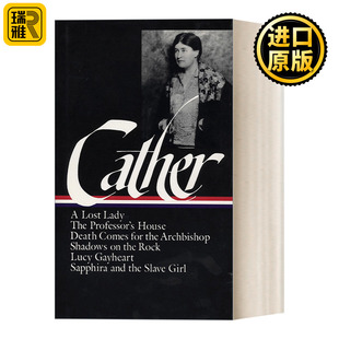 Novels LOA 精装 Cather 美国文库 后期小说 Later 威拉·凯瑟 Willa