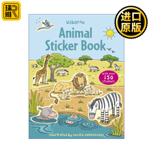 Usborne First Sticker Book Animal 第一本贴纸书 动物