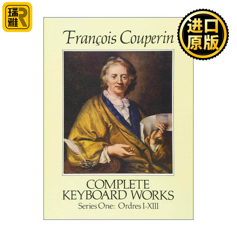 英文原版 Complete Keyboard Works Series One 弗朗索瓦&middot;库普兰完整键盘乐器音乐作品集 卷一 乐谱 英文版 进口英语原版书籍