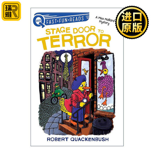 英文原版 Stage Door to Terror 舞台后门惊魂 鸭侦探马拉德小姐系列 英文版 进口英语原版书籍