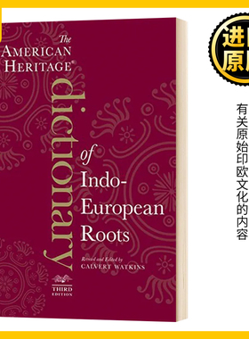 美国传统词典 印欧语系词源 英文原版 The American Heritage Dictionary of Indo-European Roots 英文版进口英语书籍字典辞典