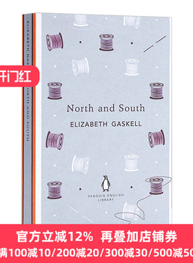 南方与北方 英文原版 North and South 英国企鹅图书馆版 The English Libary 英文版全英文版Gaskell, Elizabeth进口原版英语书籍