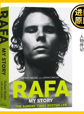 拉菲尔纳达尔自传 我的故事 Rafa My Story 英文原版 Rafael Nadal;John Carlin 人物传记 全英文版进口原版英语书籍