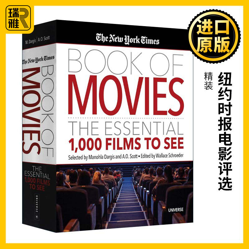 The Ny Times Book of Movies 纽约时报电影评选1000部必看电影 精装 英文原版