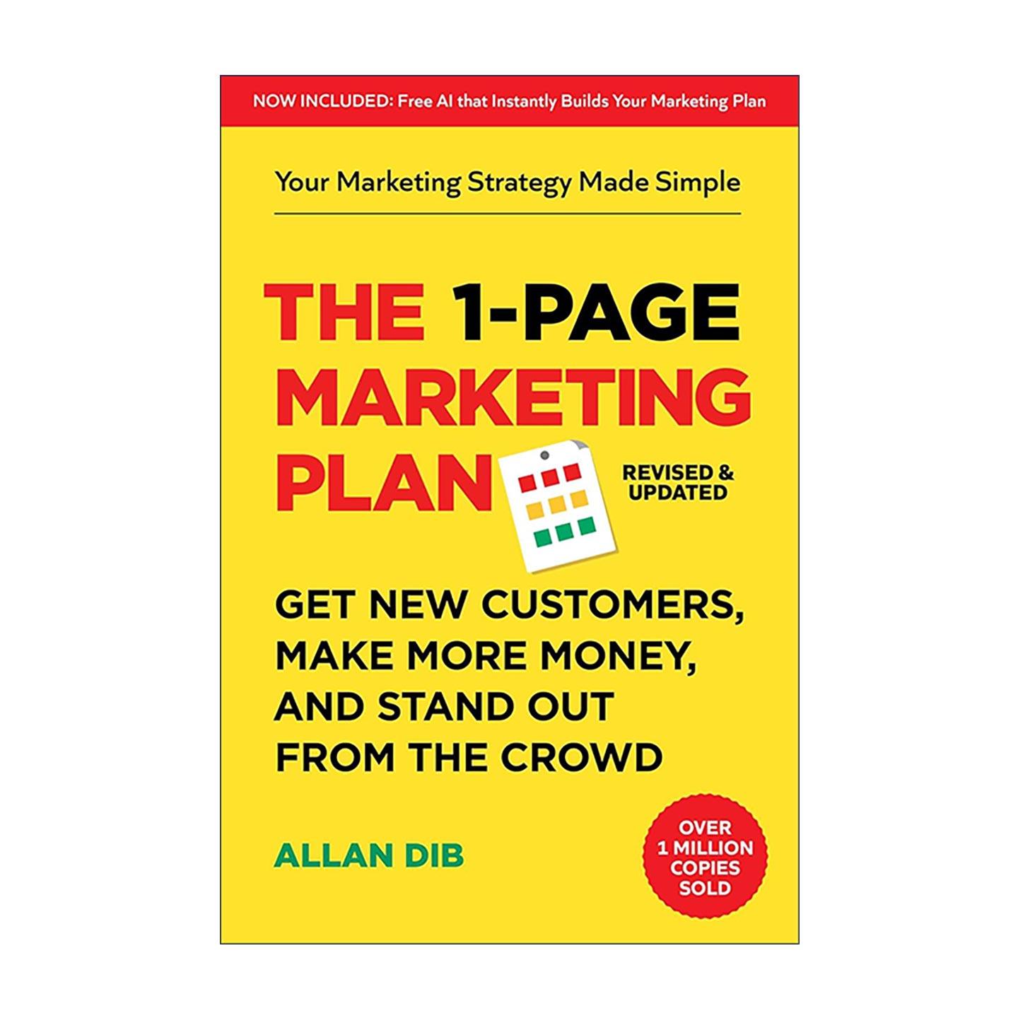 英文原版 The 1-Page Marketing Plan 绝对成交 一页纸营销计划 英文版 进口英语原版书籍
