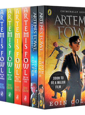 Artemis Fowl 阿特米斯奇幻历险系列8册 英文原版小说 全新版 儿童文学 欧因科弗 Eoin Colfer 科幻冒险推理小说 进口英语书籍正版