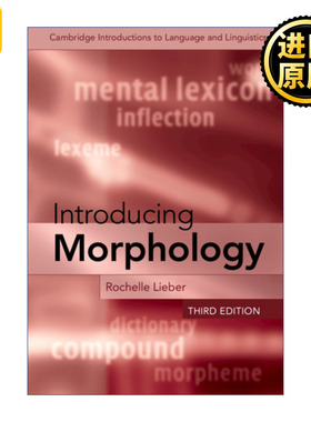Introducing Morphology 形态学导论 剑桥语言和语言学导论系列