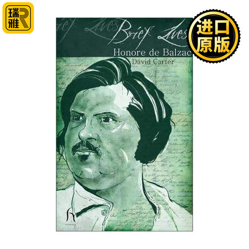 英文原版 Brief Lives Honore De Balzac 简明传记 奥诺雷·德·巴尔扎克 法国小说巨匠 生平与作品介绍 英文版 进口英语原版书籍
