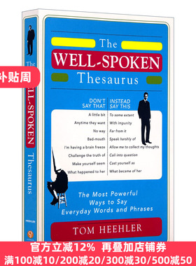 英文原版 The Well-Spoken Thesaurus 英语口语词库 日常单词和短语 善于辞令的辞典 英文版 进口英语原版书籍