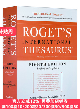 Roget's International Thesaurus, 8th Edition 罗热英语同义词词典（第8版）