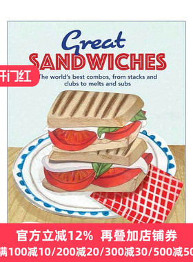 英文原版 Great Sandwiches 了不起的三明治 精装 英文版 进口英语原版书籍