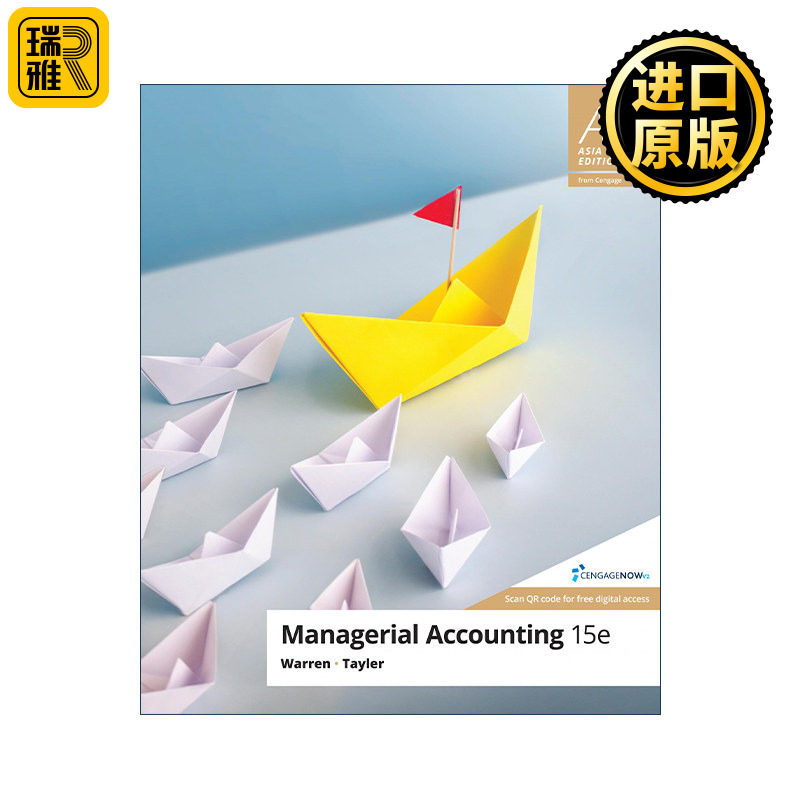正版 Managerial Accounting 管理会计 第15版 英文原版 进口英语书籍